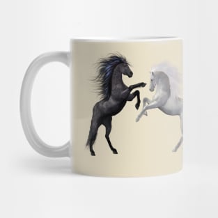 Wild Horses, Stallions Mug